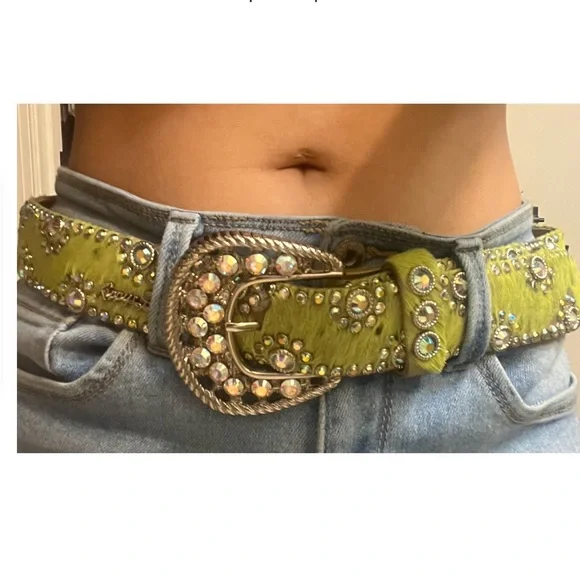 Kippys | Accessories | Kippys Ladies Belt Cowhide Swarovski  display picture 2